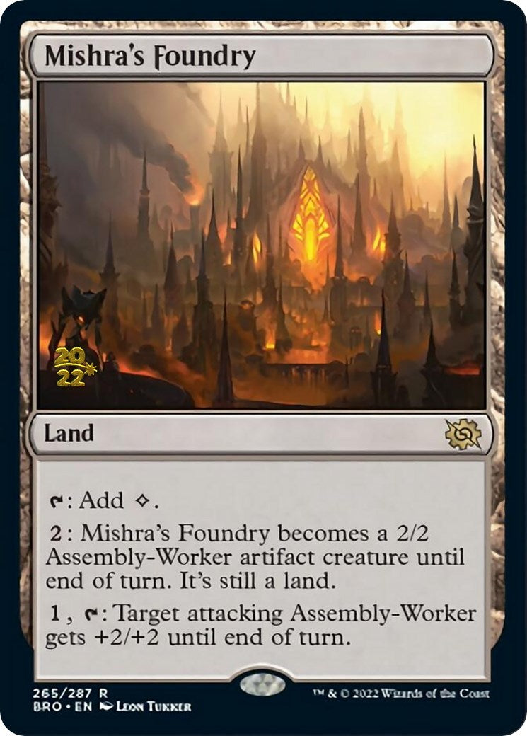 Mishra's Foundry [The Brothers' War: Prerelease Promos] | Good Games North