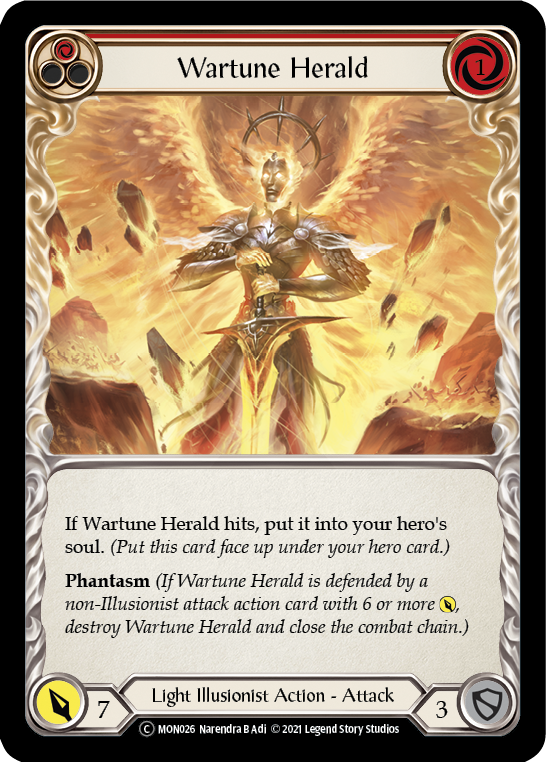 Wartune Herald (Red) [U-MON026] Unlimited Normal | Good Games North