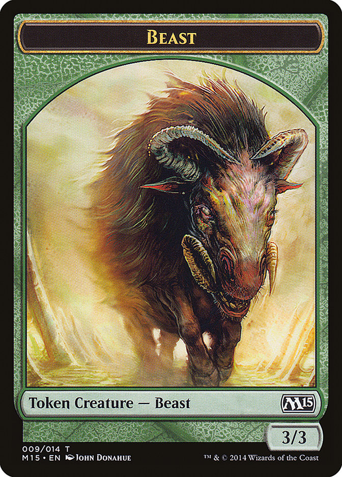 Beast (009/014) [Magic 2015 Tokens] | Good Games North