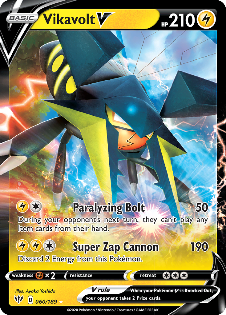 Vikavolt V (060/189) [Sword & Shield: Darkness Ablaze] | Good Games North