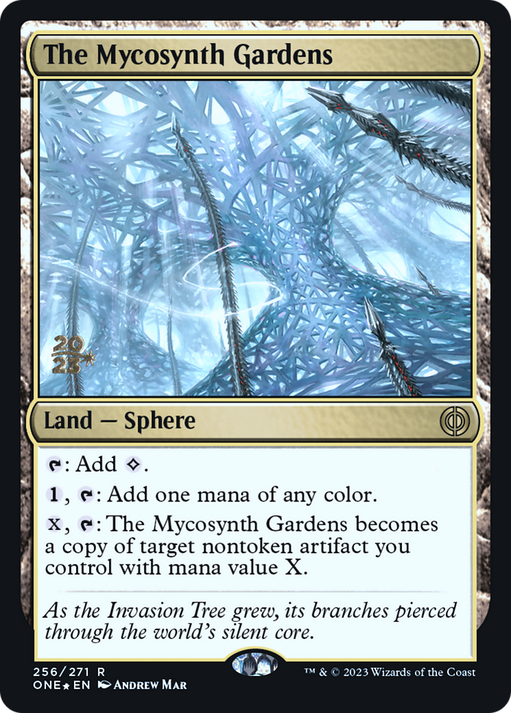 The Mycosynth Gardens [Phyrexia: All Will Be One Prerelease Promos] | Good Games North