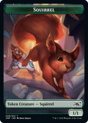 Squirrel // Treasure (012) Double-sided Token [Unfinity Tokens] | Good Games North