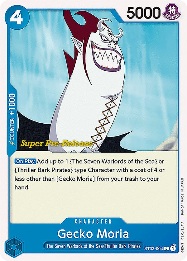 Gecko Moria [Super Pre-Release Starter Deck: The Seven Warlords of the Sea] | Good Games North