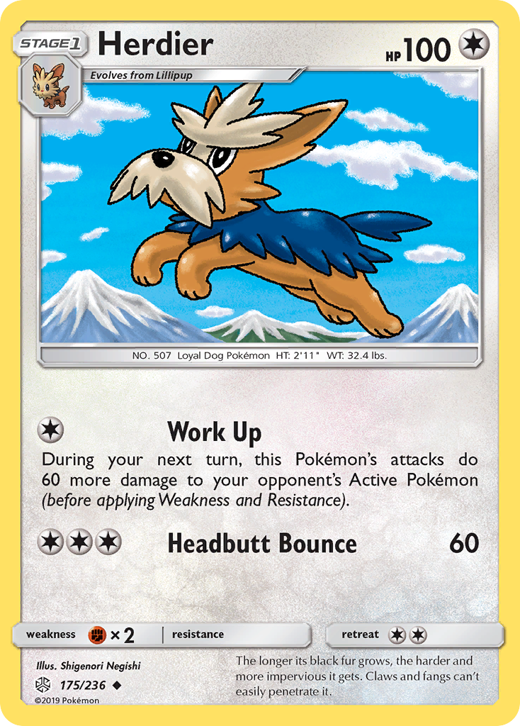 Herdier (175/236) [Sun & Moon: Cosmic Eclipse] | Good Games North