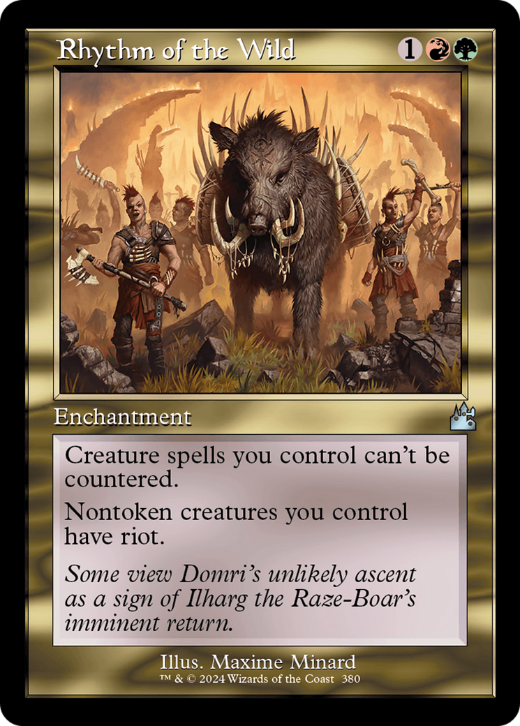 Rhythm of the Wild (Retro Frame) [Ravnica Remastered] | Good Games North