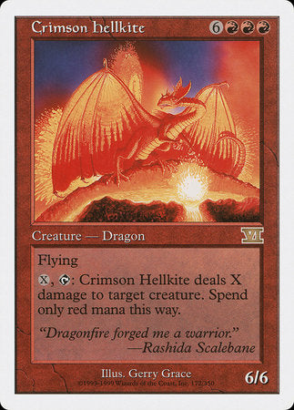 Crimson Hellkite [Classic Sixth Edition] | Good Games North