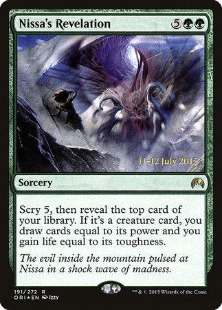 Nissa's Revelation [Magic Origins Promos] | Good Games North