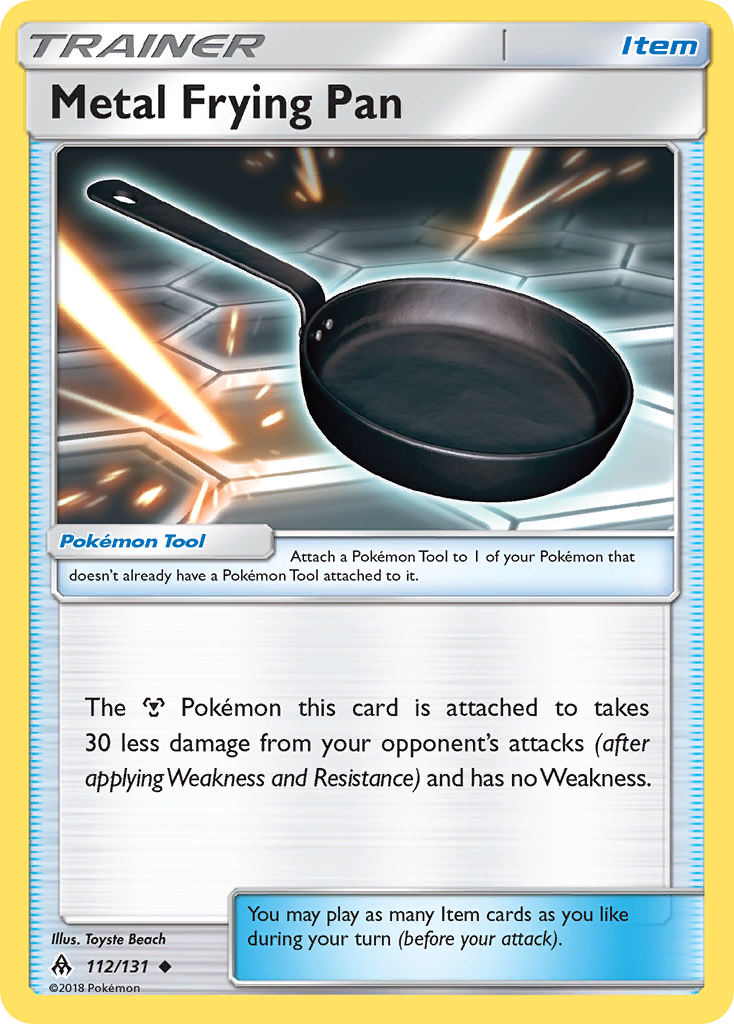Metal Frying Pan (112/131) [Sun & Moon: Forbidden Light] | Good Games North
