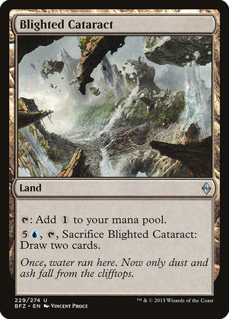 Blighted Cataract [Battle for Zendikar] | Good Games North