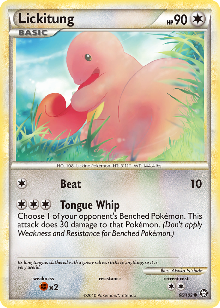 Lickitung (66/102) [HeartGold & SoulSilver: Triumphant] | Good Games North