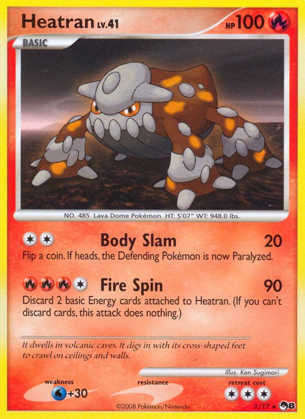Heatran (1/17) [POP Series 8] | Good Games North