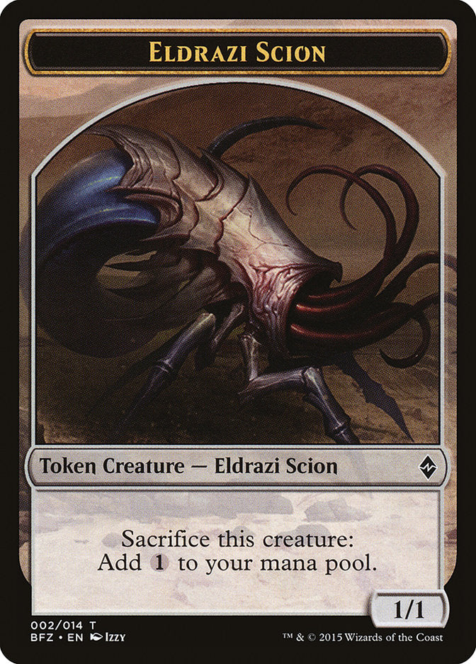 Eldrazi Scion (002/014) [Battle for Zendikar Tokens] | Good Games North