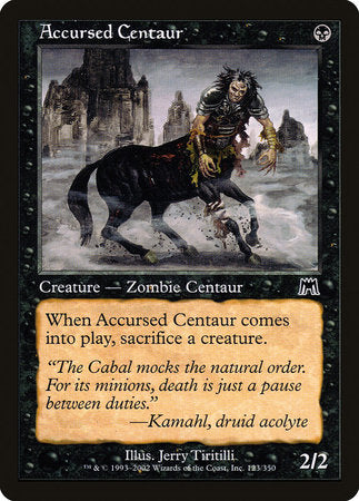 Accursed Centaur [Onslaught] | Good Games North