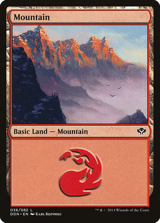 Mountain (36) [Duel Decks: Speed vs. Cunning] | Good Games North