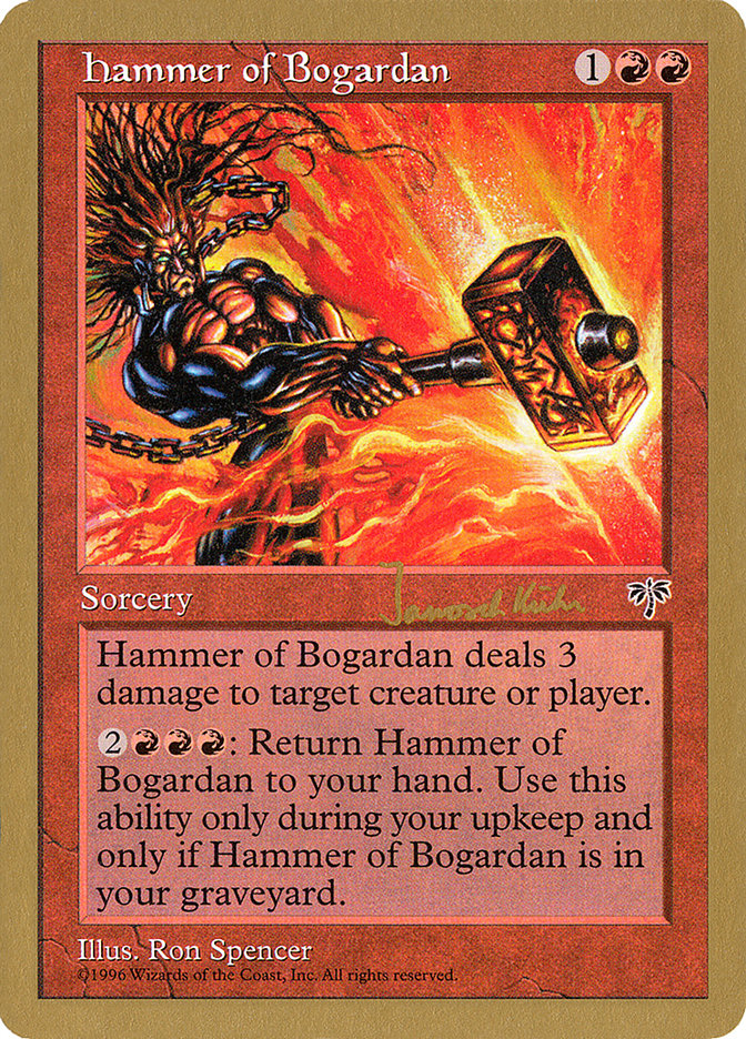 Hammer of Bogardan (Janosch Kuhn) [World Championship Decks 1997] | Good Games North
