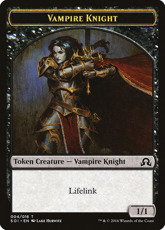 Vampire Knight Token [Shadows over Innistrad Tokens] | Good Games North