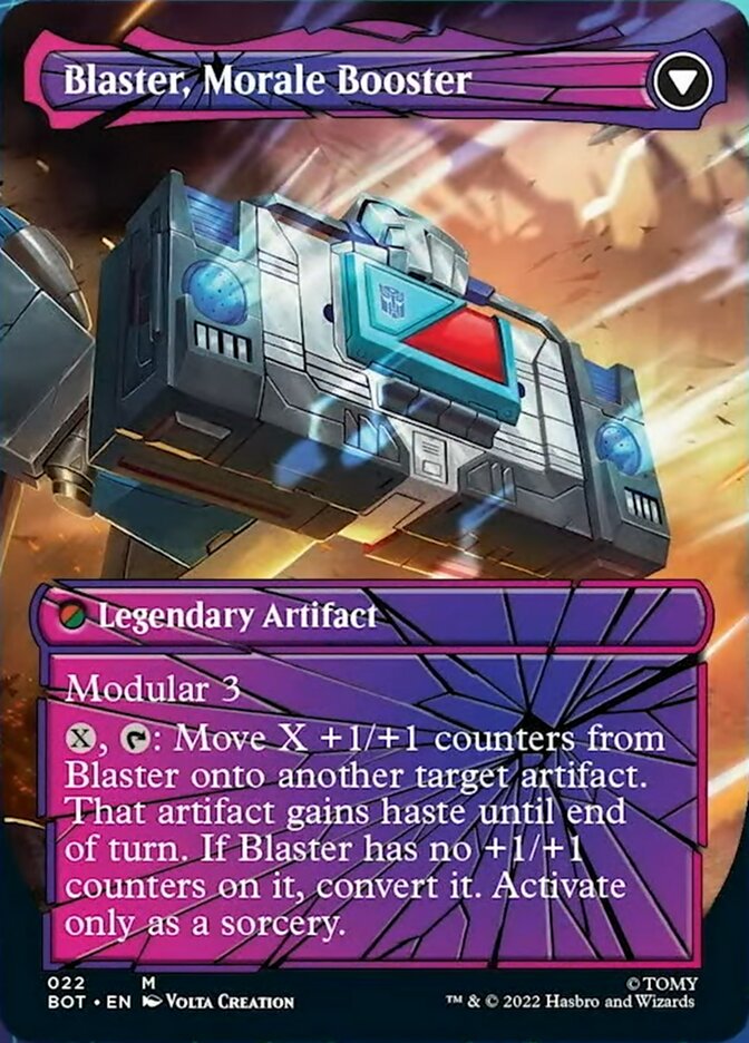 Blaster, Combat DJ // Blaster, Morale Booster (Shattered Glass) [Universes Beyond: Transformers] | Good Games North