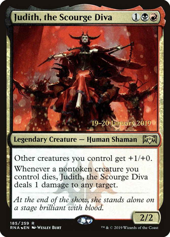 Judith, the Scourge Diva [Ravnica Allegiance Prerelease Promos] | Good Games North