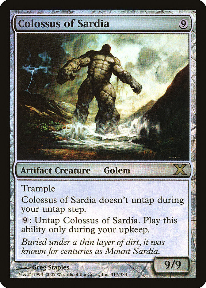 Colossus of Sardia (Premium Foil) [Tenth Edition] | Good Games North