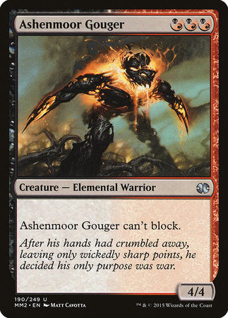 Ashenmoor Gouger [Modern Masters 2015] | Good Games North