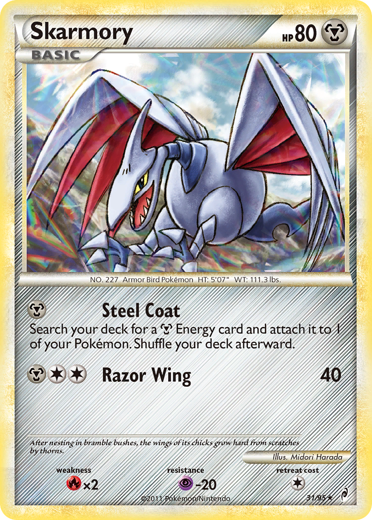 Skarmory (31/95) [HeartGold & SoulSilver: Call of Legends] | Good Games North