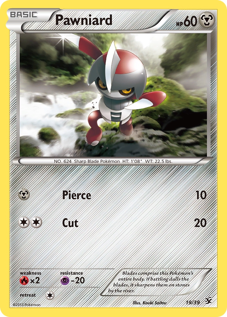 Pawniard (19/39) [XY: Kalos Starter Set] | Good Games North