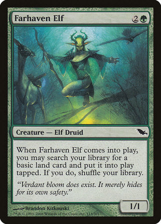 Farhaven Elf [Shadowmoor] | Good Games North