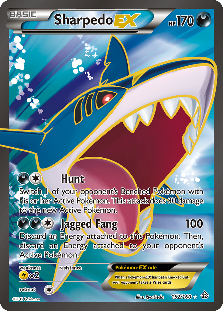 Sharpedo EX (152/160) [XY: Primal Clash] | Good Games North