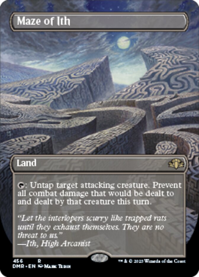 Maze of Ith (Borderless Alternate Art) [Dominaria Remastered] | Good Games North