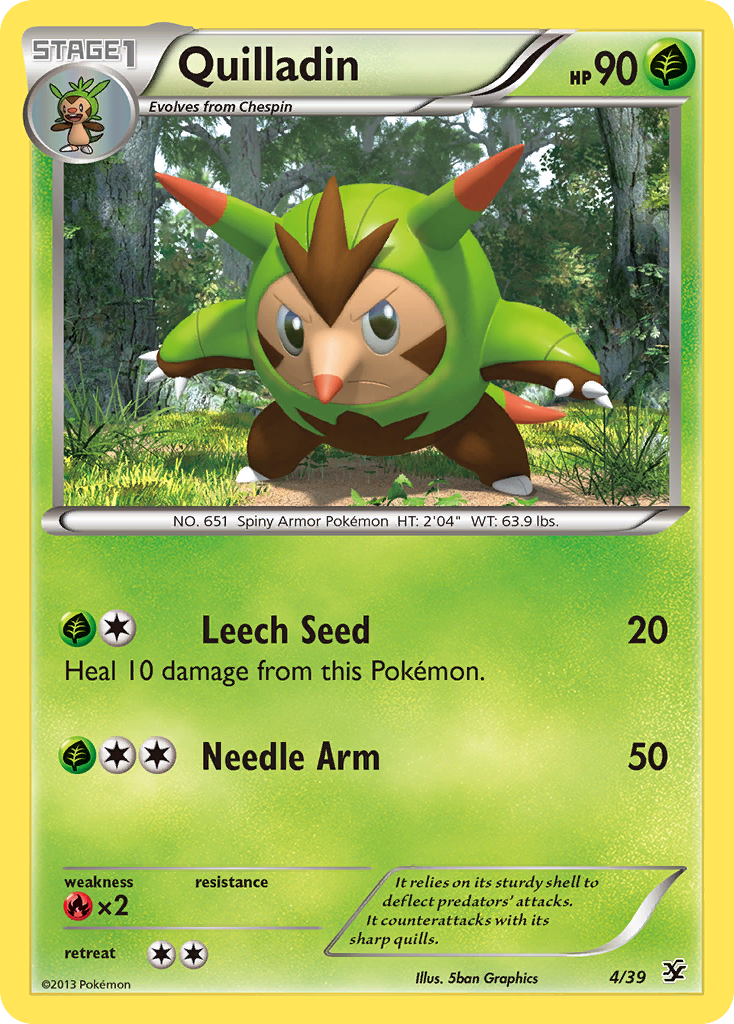 Quilladin (4/39) [XY: Kalos Starter Set] | Good Games North
