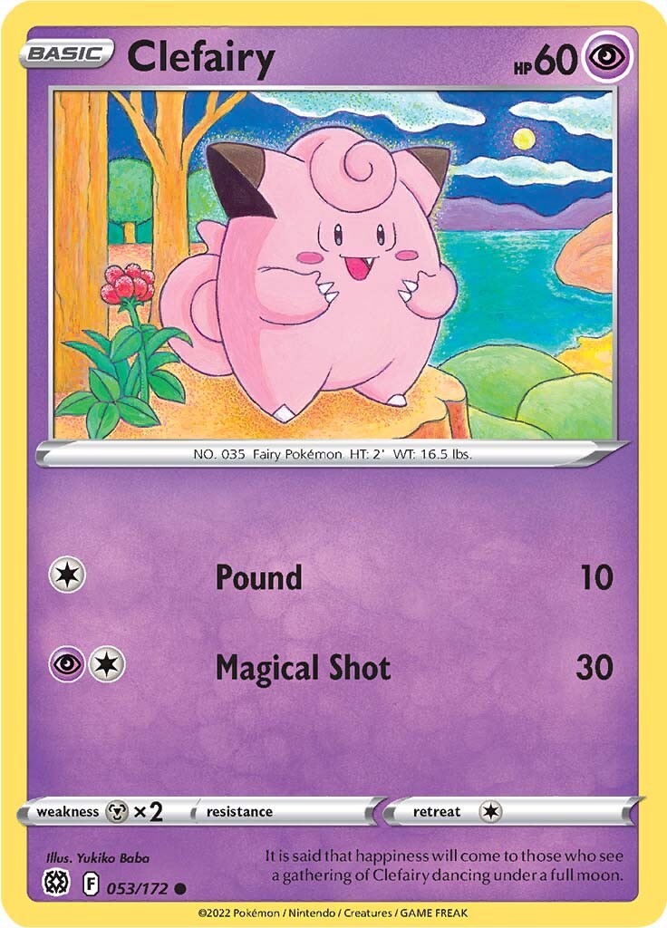 Clefairy (053/172) [Sword & Shield: Brilliant Stars] | Good Games North