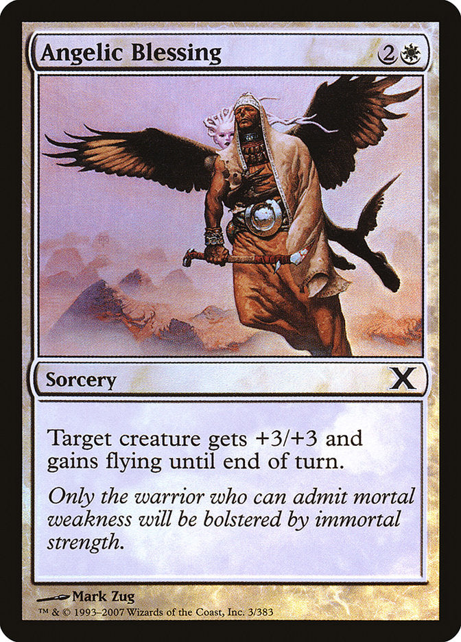 Angelic Blessing (Premium Foil) [Tenth Edition] | Good Games North