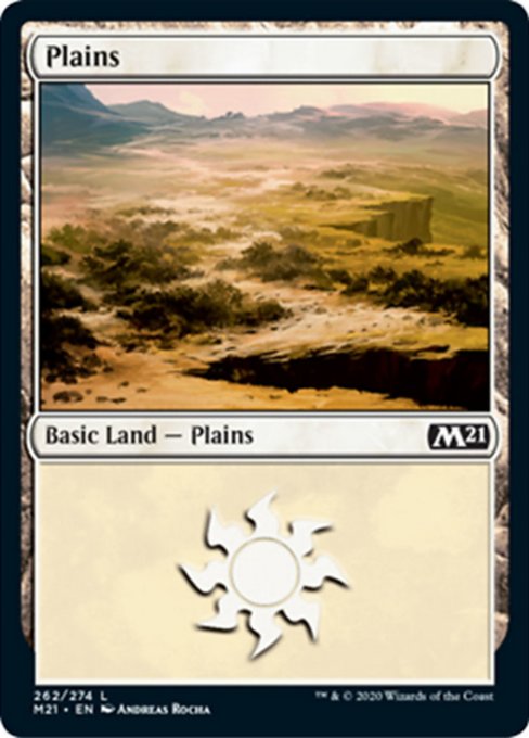 Plains (262) [Core Set 2021] | Good Games North