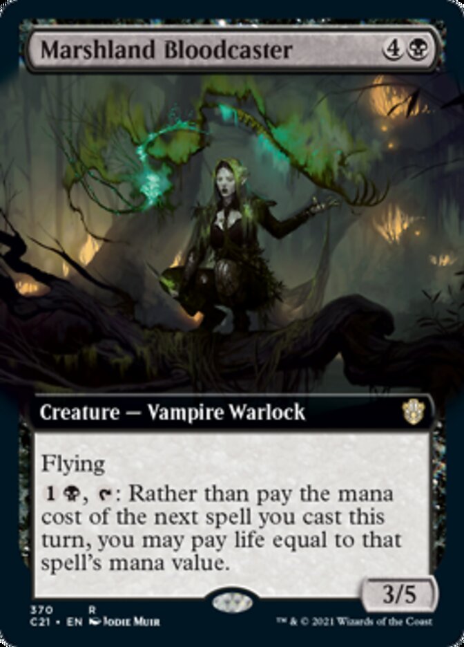 Marshland Bloodcaster (Extended) [Commander 2021] | Good Games North