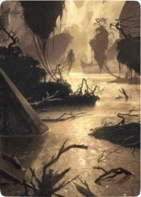 Murkwater Pathway Art Card [Zendikar Rising Art Series] | Good Games North