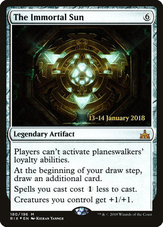 The Immortal Sun [Rivals of Ixalan Promos] | Good Games North