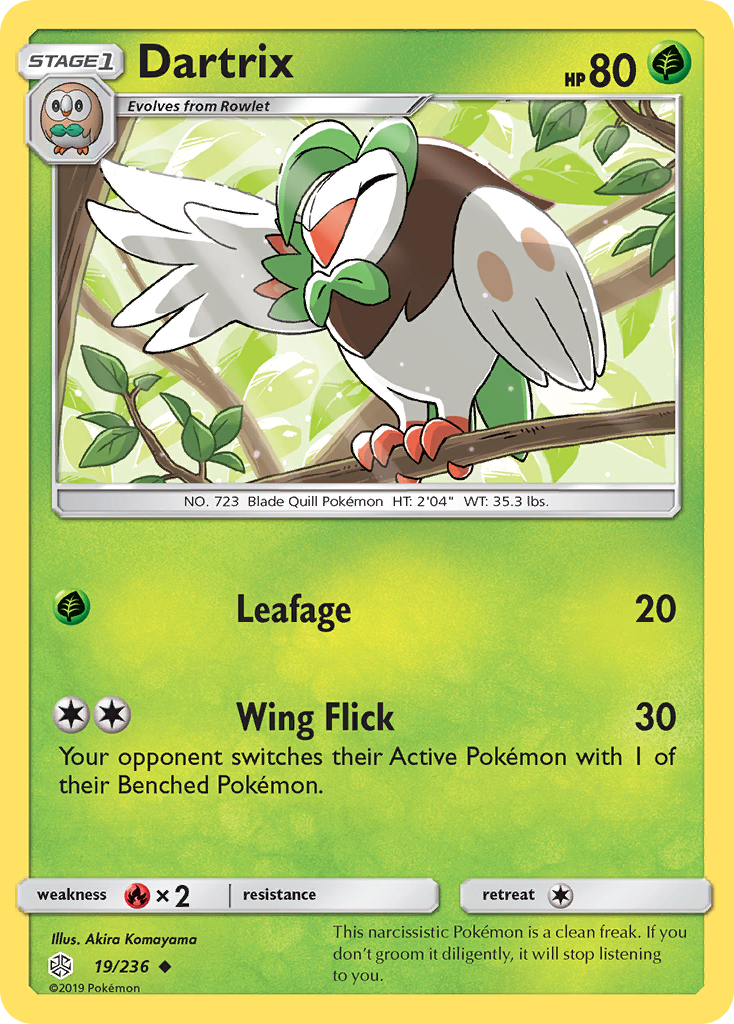 Dartrix (19/236) [Sun & Moon: Cosmic Eclipse] | Good Games North