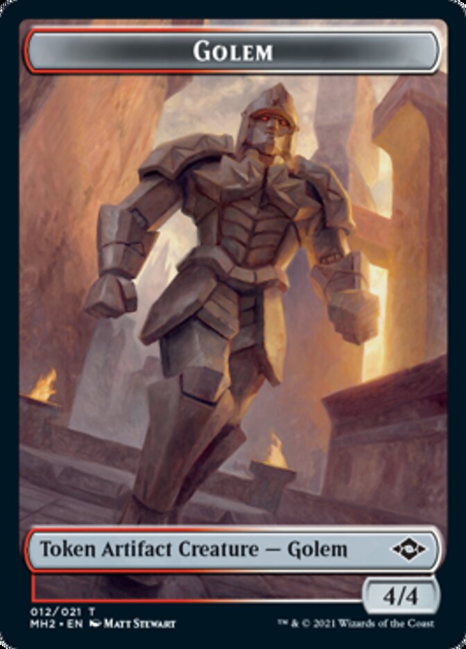Golem Token // Treasure Token (#21) [Modern Horizons 2 Tokens] | Good Games North