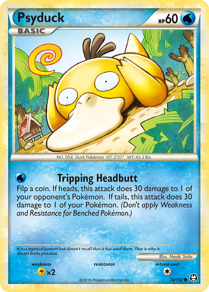 Psyduck (74/102) [HeartGold & SoulSilver: Triumphant] | Good Games North