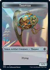 Elephant // Thopter Double-Sided Token [Starter Commander Decks] | Good Games North
