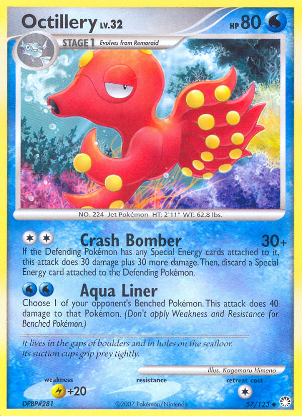 Octillery (57/123) [Diamond & Pearl: Mysterious Treasures] | Good Games North