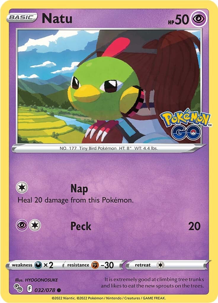 Natu (032/078) [Pokémon GO] | Good Games North