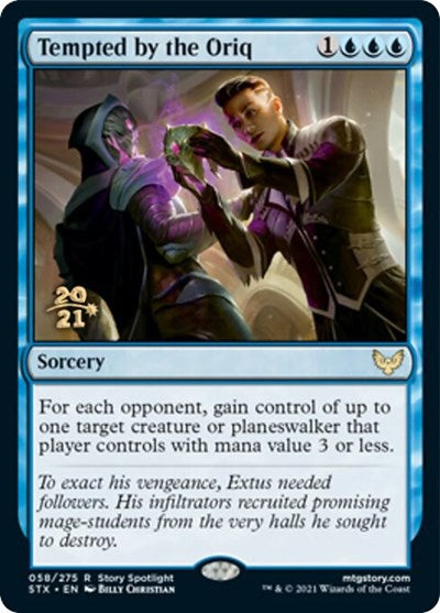 Tempted by the Oriq [Strixhaven: School of Mages Prerelease Promos] | Good Games North