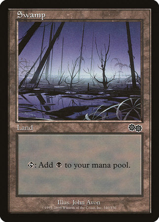Swamp (340) [Urza's Saga] | Good Games North