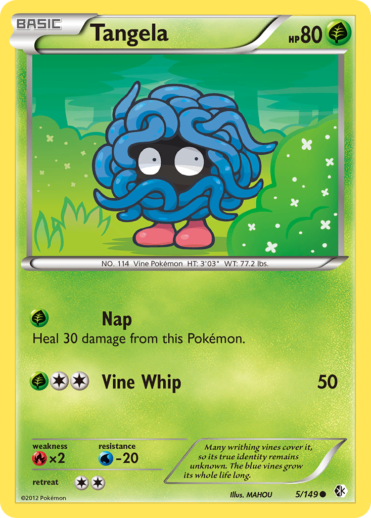 Tangela (5/149) [Black & White: Boundaries Crossed] | Good Games North