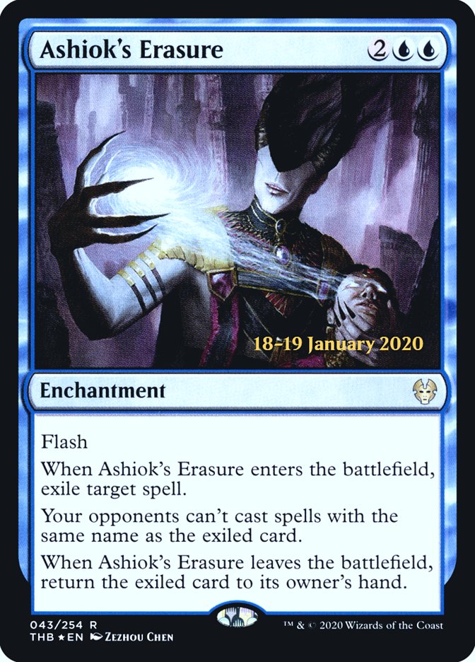 Ashiok's Erasure [Theros Beyond Death Prerelease Promos] | Good Games North
