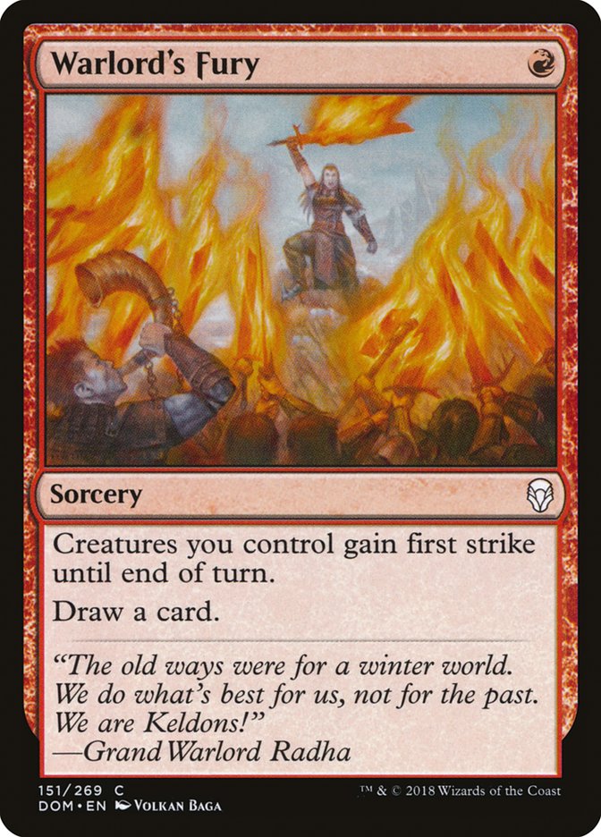 Warlord's Fury [Dominaria] | Good Games North
