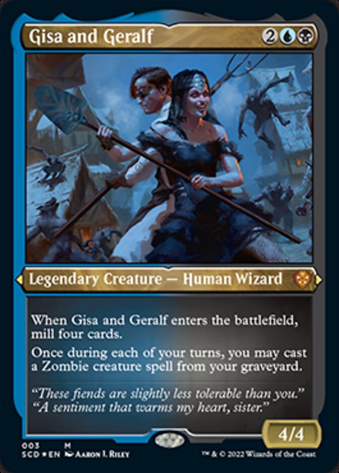 Gisa and Geralf (Foil Etched) [Starter Commander Decks] | Good Games North