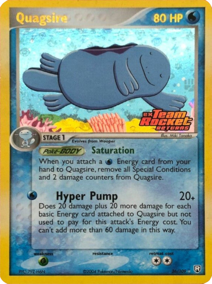 Quagsire (26/109) (Stamped) [EX: Team Rocket Returns] | Good Games North