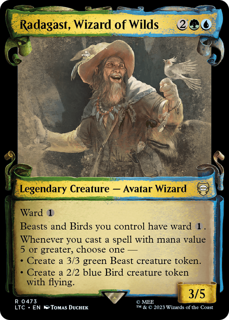 Radagast, Wizard of Wilds [The Lord of the Rings: Tales of Middle-Earth Commander Showcase Scrolls] | Good Games North